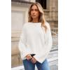 image:imageArachampCloz Women Wool Bend Soft Warm Fuzzy Loose Fit Fall Sweater 2025White