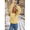 image:imageArachampCloz Women Wool Bend Soft Warm Fuzzy Loose Fit Fall Sweater 2025Yellow
