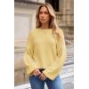 image:imageArachampCloz Women Wool Bend Soft Warm Fuzzy Loose Fit Fall Sweater 2025Yellow