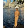 image:imageArachampCloz Womens Lightweight 2 Piece Sets Summer Vacation Button Top and Maxi Skirt 2026 OutfitsKhaki
