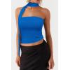 image:imageArachampCloz Womens Non See Through 2in1 Y2K Non Slip Fall Scarf Tube Top 2026Blue