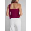 image:imageArachampCloz Womens Non See Through 2in1 Y2K Non Slip Fall Scarf Tube Top 2026Burgundy Red