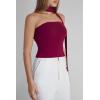 image:imageArachampCloz Womens Non See Through 2in1 Y2K Non Slip Fall Scarf Tube Top 2026Burgundy Red