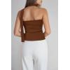 image:imageArachampCloz Womens Non See Through 2in1 Y2K Non Slip Fall Scarf Tube Top 2026Caramel