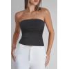 image:imageArachampCloz Womens Non See Through 2in1 Y2K Non Slip Fall Scarf Tube Top 2026Dark Grey