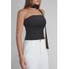 image:imageArachampCloz Womens Non See Through 2in1 Y2K Non Slip Fall Scarf Tube Top 2026Dark Grey