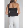 image:imageArachampCloz Womens Non See Through 2in1 Y2K Non Slip Fall Scarf Tube Top 2026Dark Grey