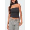 image:imageArachampCloz Womens Non See Through 2in1 Y2K Non Slip Fall Scarf Tube Top 2026Dark Grey