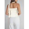 image:imageArachampCloz Womens Non See Through 2in1 Y2K Non Slip Fall Scarf Tube Top 2026Ivory White