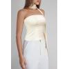 image:imageArachampCloz Womens Non See Through 2in1 Y2K Non Slip Fall Scarf Tube Top 2026Ivory White
