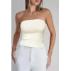 image:imageArachampCloz Womens Non See Through 2in1 Y2K Non Slip Fall Scarf Tube Top 2026Ivory White