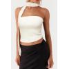 image:imageArachampCloz Womens Non See Through 2in1 Y2K Non Slip Fall Scarf Tube Top 2026Ivory White
