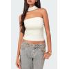 image:imageArachampCloz Womens Non See Through 2in1 Y2K Non Slip Fall Scarf Tube Top 2026Ivory White
