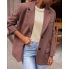 image:imageArachampCloz Womens Wool Blend Elegant Crew Neck Sweaters for Fall 2025Apricot