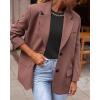 image:imageArachampCloz Womens Wool Blend Elegant Crew Neck Sweaters for Fall 2025Black