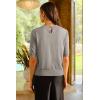 image:imageArachampCloz Womens Wool Blend Elegant Crew Neck Sweaters for Fall 2025Gray Mocha