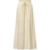 image:imageArachampCloz Summer Womens Linen Blend High Waisted Flowy Wide Leg Palazzo Casual PantsKhaki