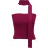 image:imageArachampCloz Womens Non See Through 2in1 Y2K Non Slip Fall Scarf Tube Top 2026Burgundy Red