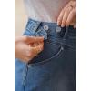image:imageArachampCloz Womens Cotton Blend Stretch Adjustable Waist Denim Skirts with Pockets 2026Pblue