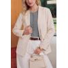 image:imageArachampCloz Womens Lightweight Short Sleeve Business Casual Cropped Cardigan TopsAgrey