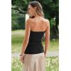 image:imageArachampCloz Womens Lyocell Blend Strapless Tube Top NonSlip Summer Going Out Tops 2026Black