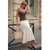 image:imageArachampCloz Womens Lyocell Blend Strapless Tube Top NonSlip Summer Going Out Tops 2026Coffee