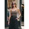 image:imageArachampCloz Womens Wool Blend Sleeveless Spaghetti Straps Summer Business Casual Fitted Basic Camisole Tops 2026Coffee