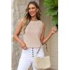 image:imageArachampCloz Womens Wool Blend Sweaters Non See Through Summer Business Casual Tank 2026Apricot
