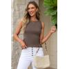 image:imageArachampCloz Womens Wool Blend Sweaters Non See Through Summer Business Casual Tank 2026Coffee