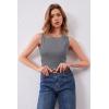 image:imageArachampCloz Womens Wool Blend Sweaters Non See Through Summer Business Casual Tank 2026Dark Gray