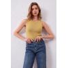 image:imageArachampCloz Womens Wool Blend Sweaters Non See Through Summer Business Casual Tank 2026Light Turmeric