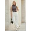 image:imageArachampCloz Womens Wool Blend Slim Fit Soft Turtleneck Casual Tank Tops AllSeasonCoffee