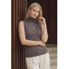 image:imageArachampCloz Womens Wool Blend Slim Fit Soft Turtleneck Casual Tank Tops AllSeasonCoffee