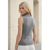 image:imageArachampCloz Womens Wool Blend Slim Fit Soft Turtleneck Casual Tank Tops AllSeasonGrey