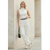image:imageArachampCloz Womens Wool Blend Slim Fit Soft Turtleneck Casual Tank Tops AllSeasonOffwhite