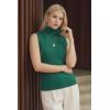 image:imageArachampCloz Womens Wool Blend Slim Fit Soft Turtleneck Casual Tank Tops AllSeasonTeal