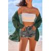 image:imageArachampCloz Womens Oversized Crochet Cover Up Summer Cardigan Lightweight Beach Vacation Kimonos 2026Dark Green