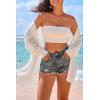 image:imageArachampCloz Womens Oversized Crochet Cover Up Summer Cardigan Lightweight Beach Vacation Kimonos 2026White