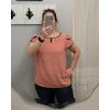image:imageArachampCloz Womens Summer Tops Fashion 2023 Ruffle Short Sleeve V Neck Floral Dressy Casual Blouse ShirtsDusty Rose