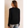 image:imageArachampCloz Womens Wool Blend Lightweight Business Casual Cardigan Sweaters TopsBlack