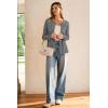 image:imageArachampCloz Womens Wool Blend Lightweight Business Casual Cardigan Sweaters TopsDark Gray