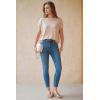 image:imageArachampCloz Womens Wool Blend Short Sleeve Oversized Sweater Business Casual Tops Summer 2026Apricot