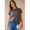 image:imageArachampCloz Womens Wool Blend Short Sleeve Oversized Sweater Business Casual Tops Summer 2026Coffee