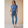 image:imageArachampCloz Womens Wool Blend Short Sleeve Oversized Sweater Business Casual Tops Summer 2026Lake Blue