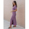 image:imageArachampCloz Womens Wool Blend Lightweight Spring Casual T Shirts Maxi Dress 2026Purple
