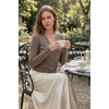 image:imageArachampCloz Womens 100 Cotton Regular Fit V Neck Button Up Cardigan Sweaters All Season Work TopsAcoffee