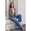 image:imageArachampCloz Womens 100 Cotton Regular Fit V Neck Button Up Cardigan Sweaters All Season Work TopsAcoffee