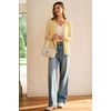 image:imageArachampCloz Womens Wool Blend Lightweight Business Casual Cardigan Sweaters TopsYellow
