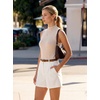 image:imageArachampCloz Womens Wool Blend Slim Fit Sweater Soft Turtleneck Casual Tank 2026Apricot