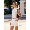 image:imageArachampCloz Womens Wool Blend Slim Fit Sweater Soft Turtleneck Casual Tank 2026Offwhite